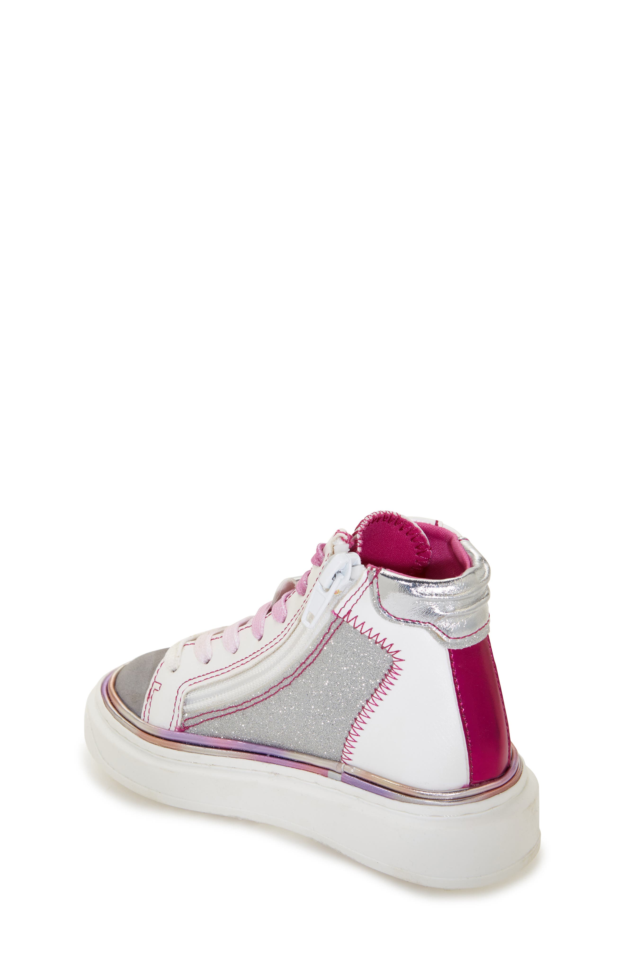 Steve Madden Kids' Glossy Sneaker, Alternate, color, 