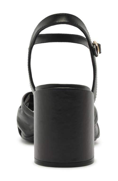 Arezzo Flora Ankle Strap Sandal In Black