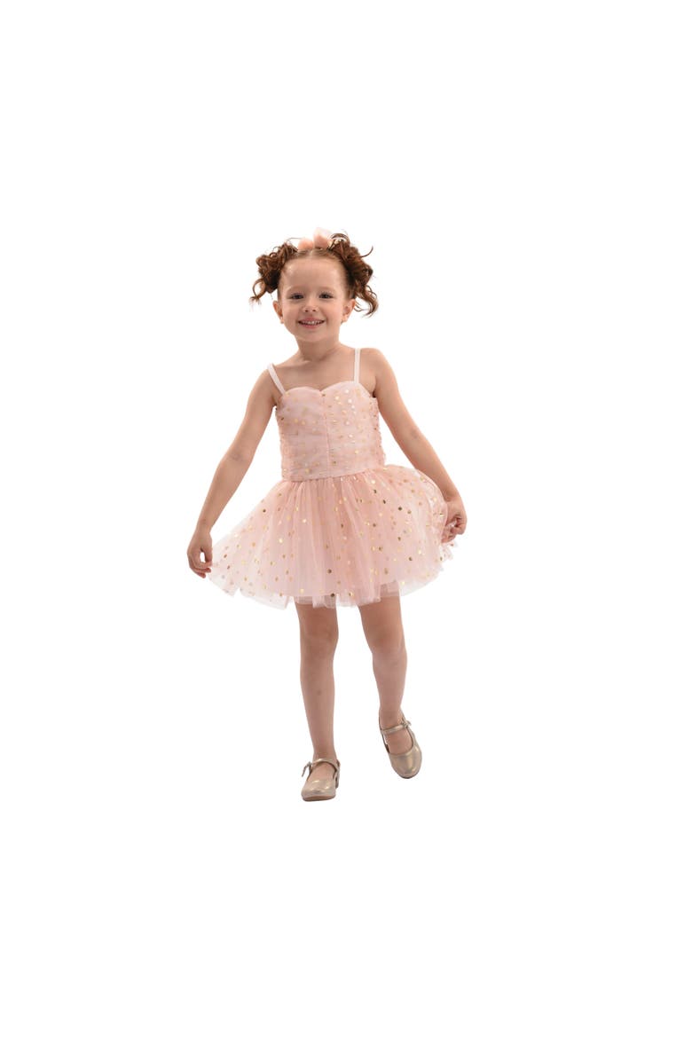 Marivelle Sequin Tulle Dress, Alternate, color, Pink