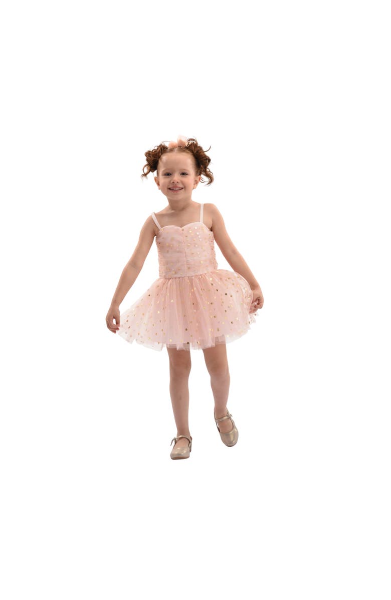 Mimi Tutu Marivelle Sequin Tulle Dress, Alternate, color, Pink