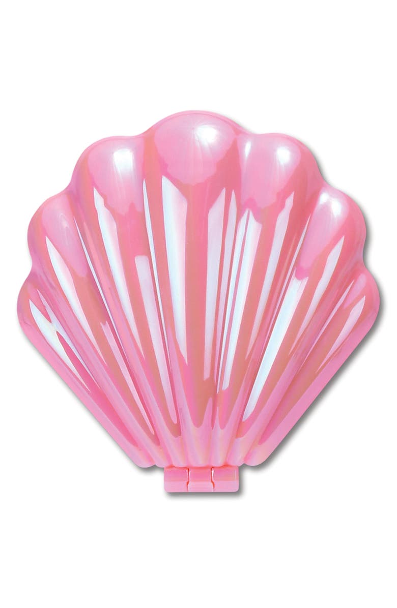 Iscream Mermaid Pop-Up Shell Brush, Main, color, Pink Multi