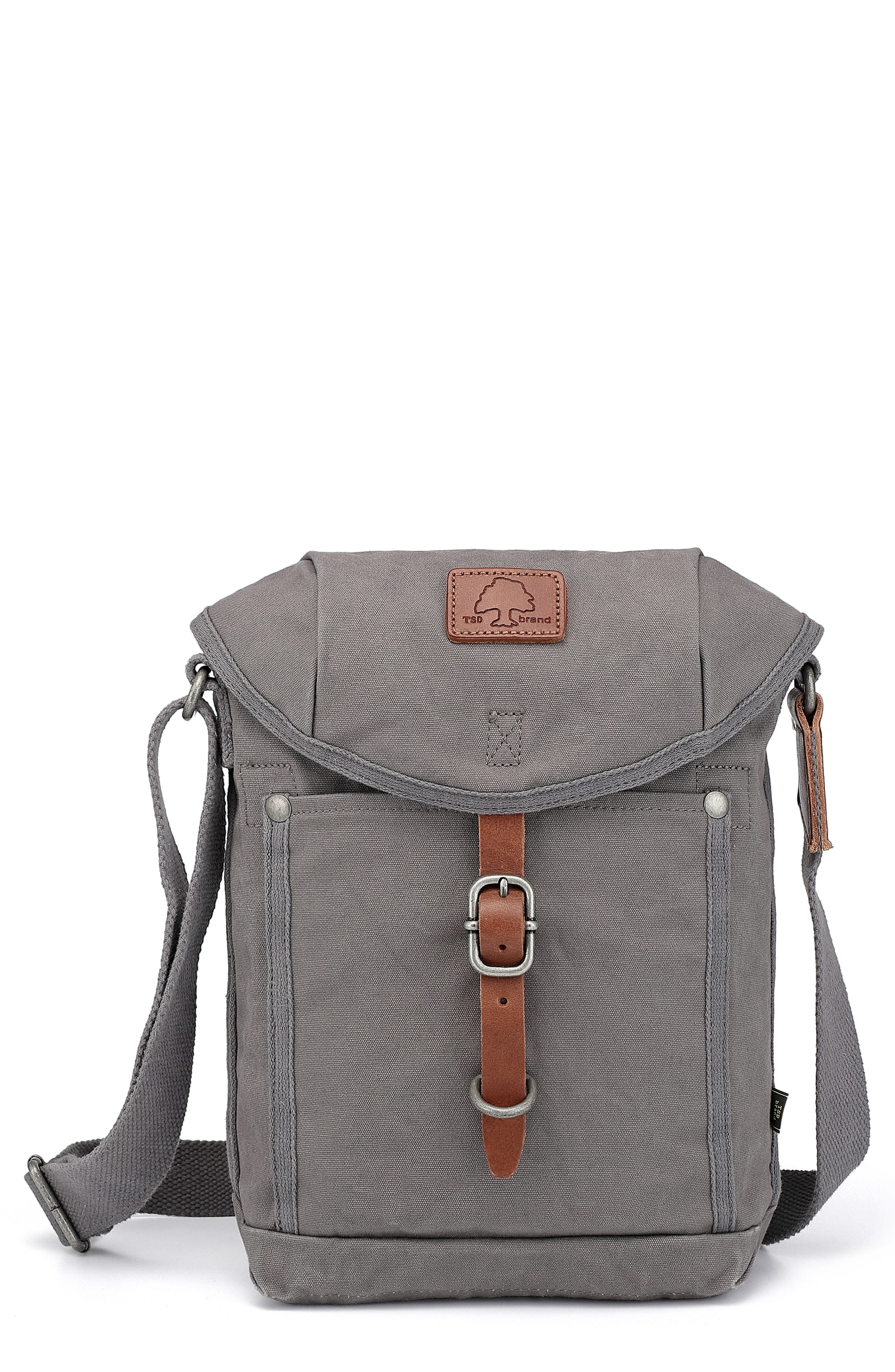 THE SAME DIRECTION Forest Flap Canvas Crossbody Bag, Main, color, 