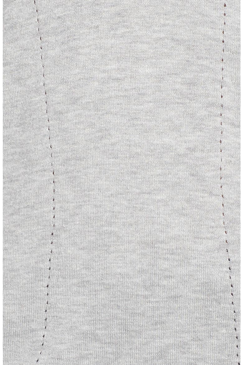 Tiered Sleeve Sweater, Alternate, color, GREY HEATHER