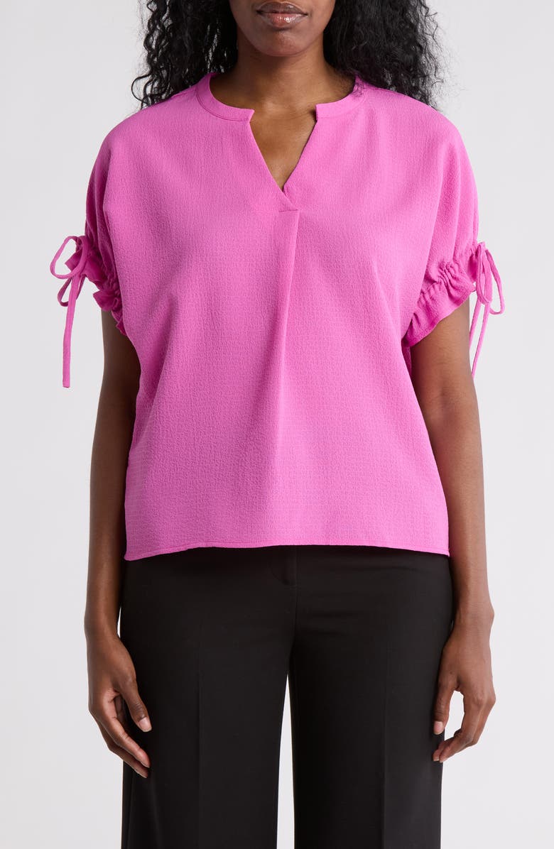 Bobeau Tie Dolman Sleeve Top, Main, color, 