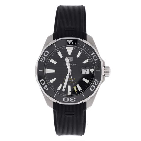 Aquaracer 300M Calibre 5 Automatic Watch Stainless Steel and Rubber 43