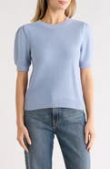 Melrose and Market Textured Stitch Short Sleeve Sweater