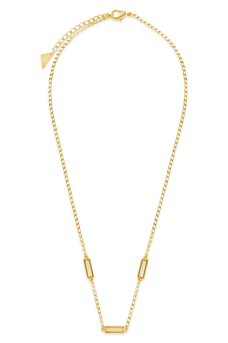 Pavati Opal Necklace, Main, color, GOLD