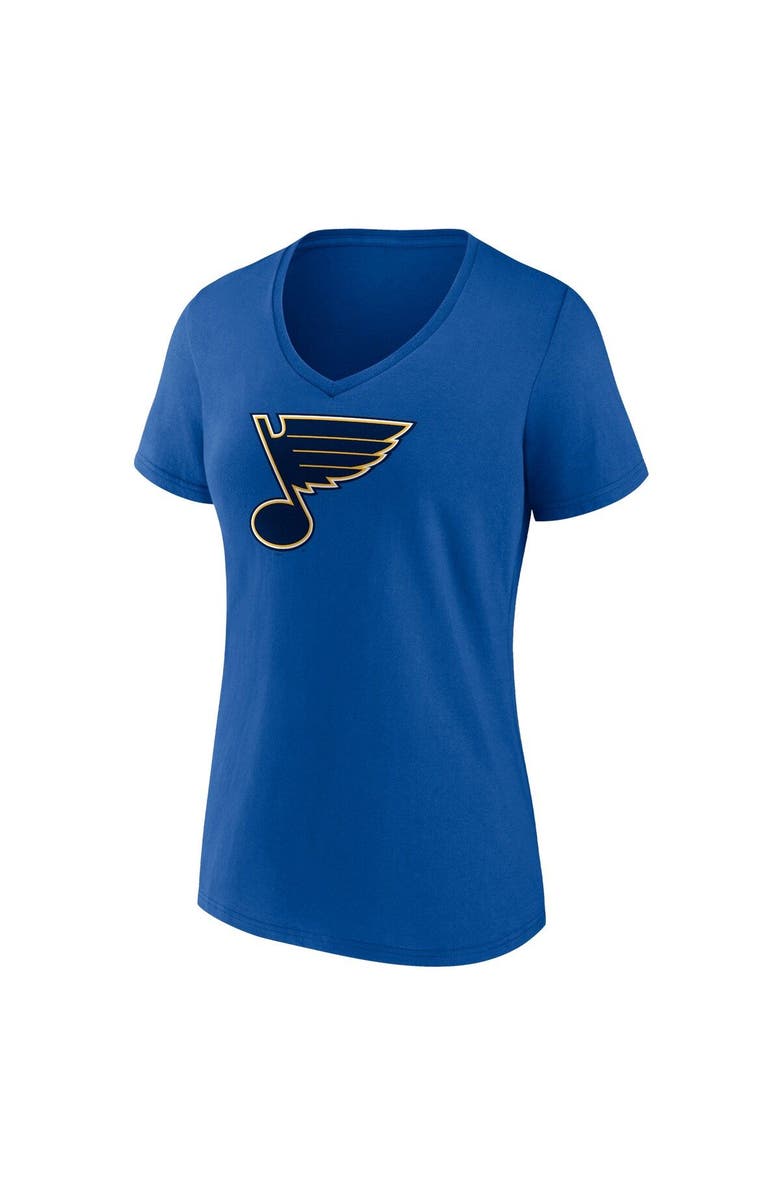 FANATICS Women's Fanatics Branded Royal St. Louis Blues Primary Logo Team V-Neck T-Shirt, Alternate, color, Royal