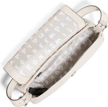 All for Love Leather Baguette Shoulder Bag