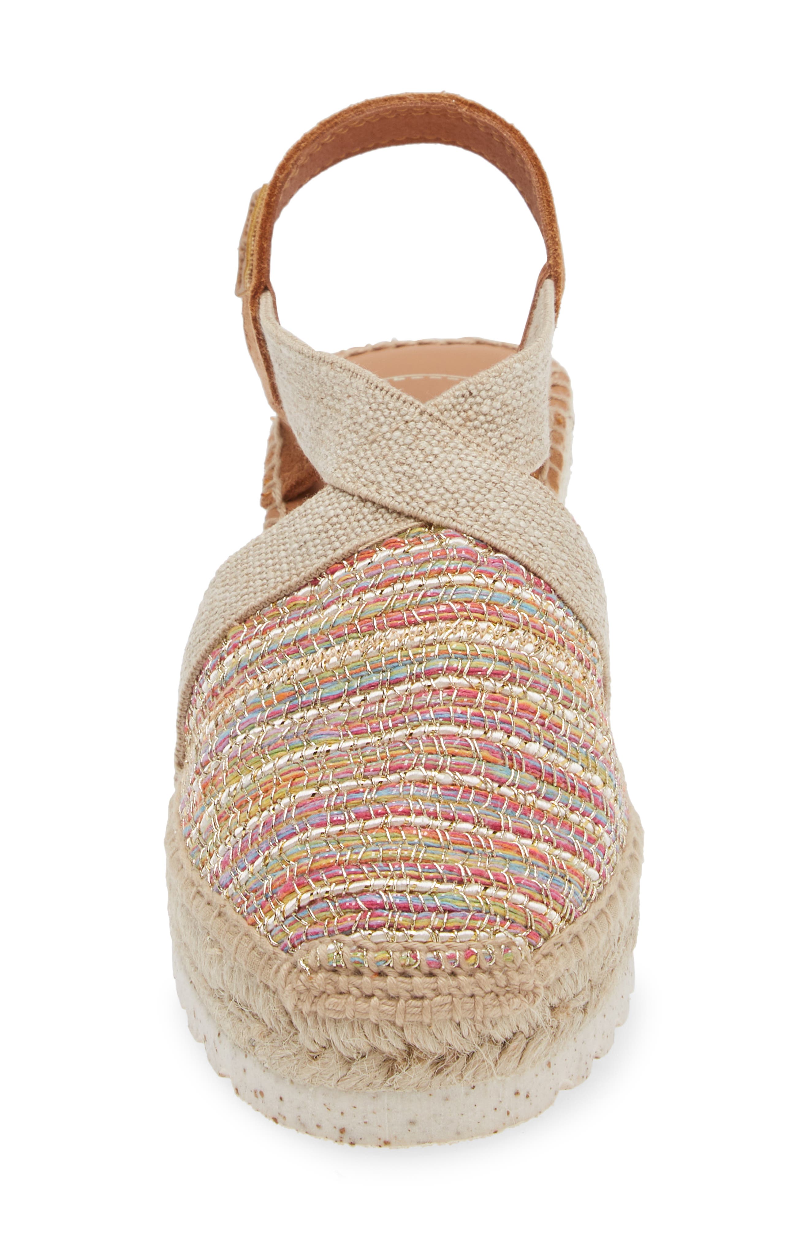 Toni Pons Terra Wedge Espadrille, Alternate, color, Beige Multi