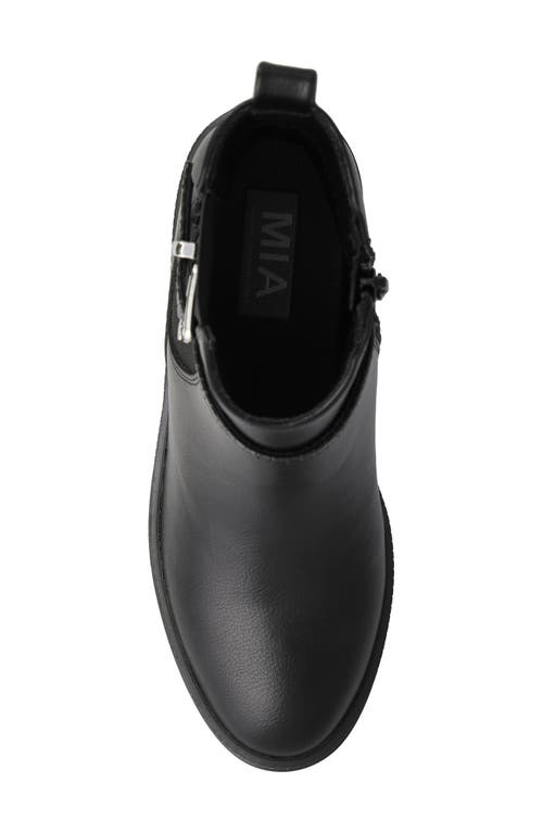 Mia Elis Block Heel Boot In Black