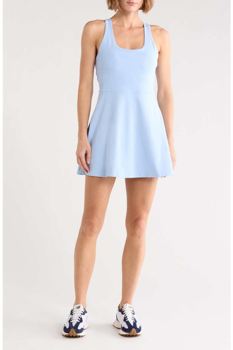 Outscore Racerback Tennis Dress, Main, color, BLUE THREAD