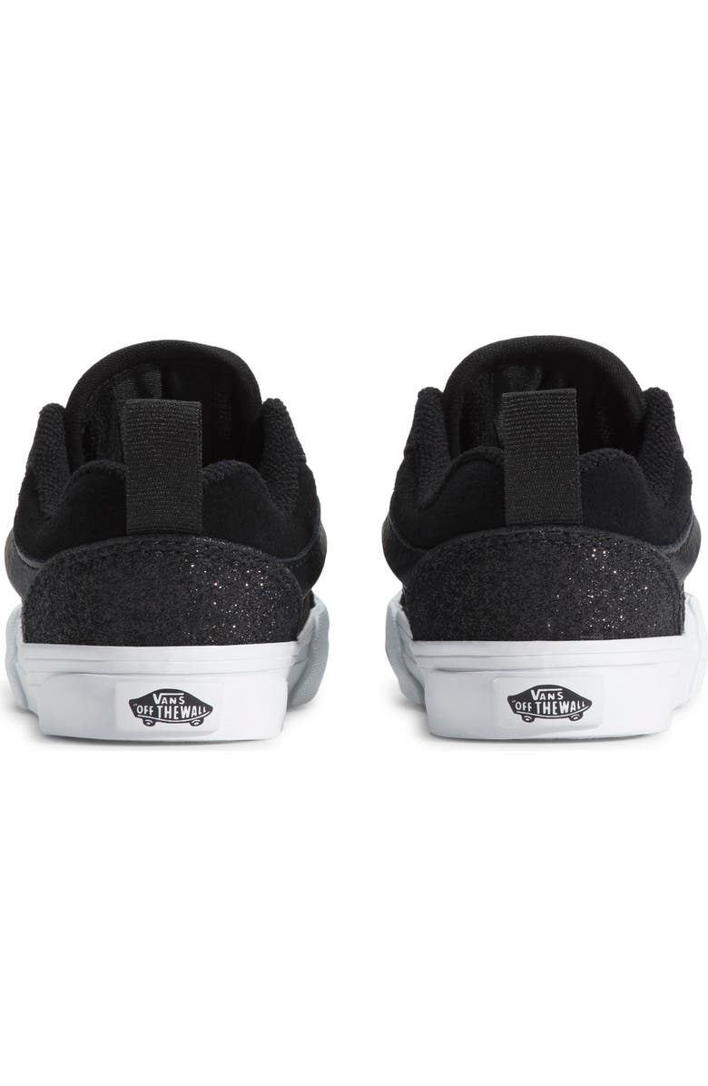 Vans Kids' Knu School Dazzled Black Elastic Lace Sneaker, Alternate, color,