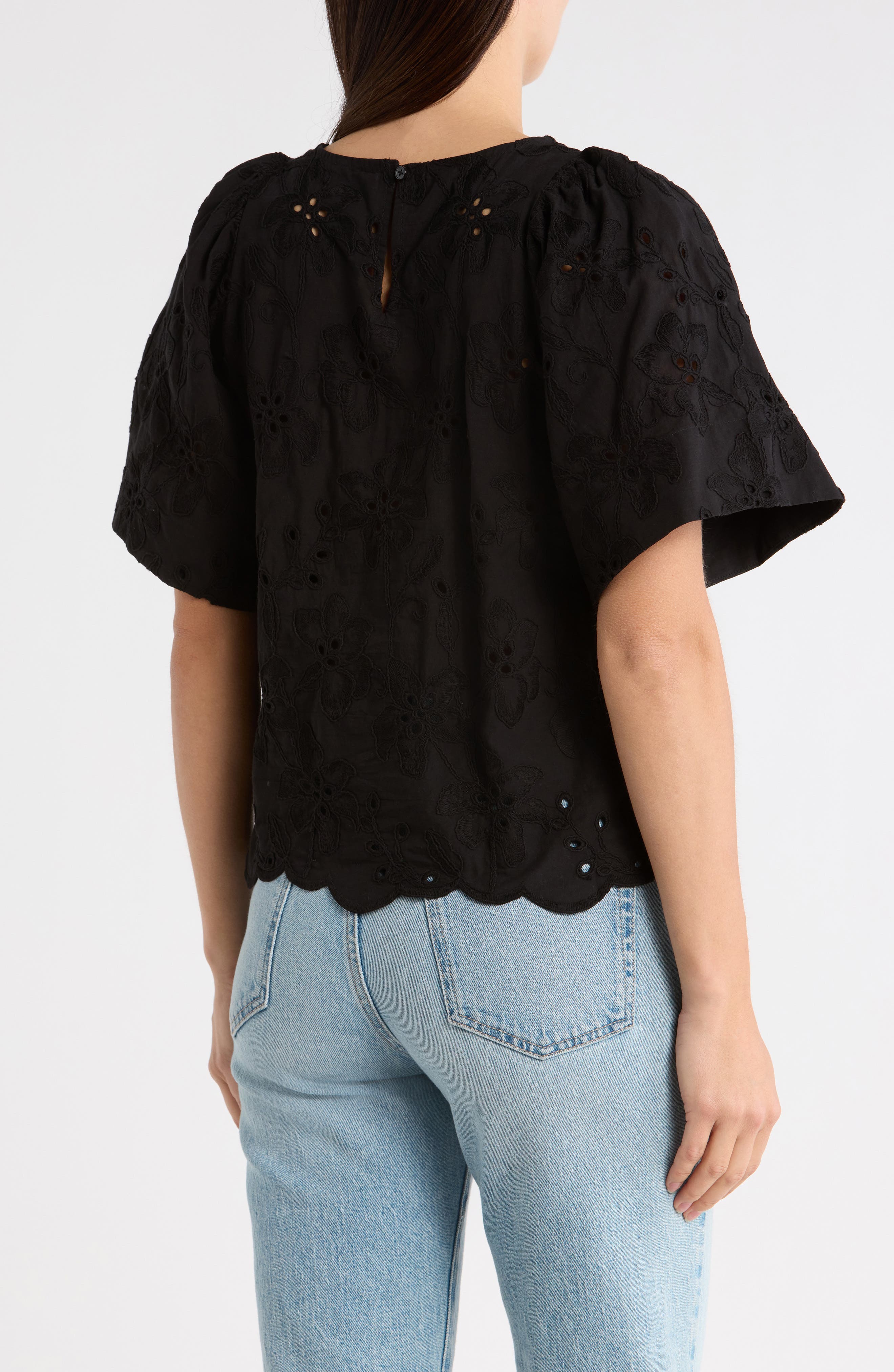 Allover Eyelet Top - image 2