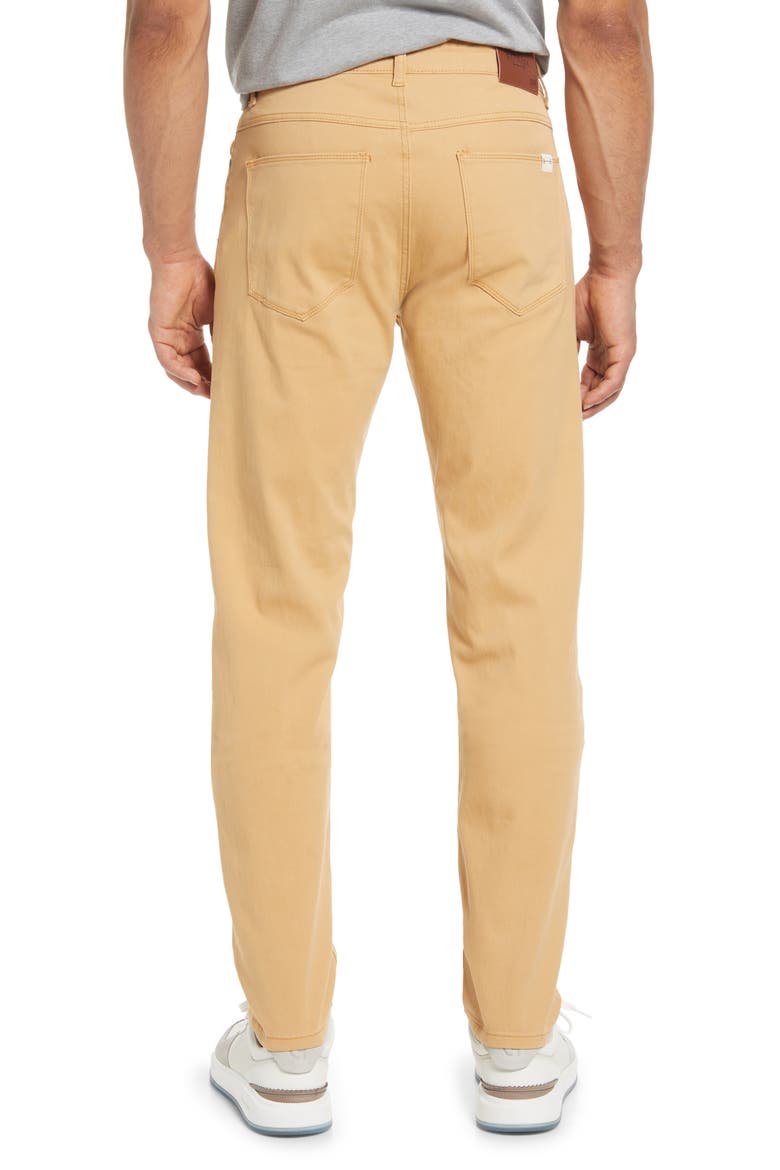 Men's Athletic Stretch Cotton Blend Chino Pants, Alternate, color, KHAKI