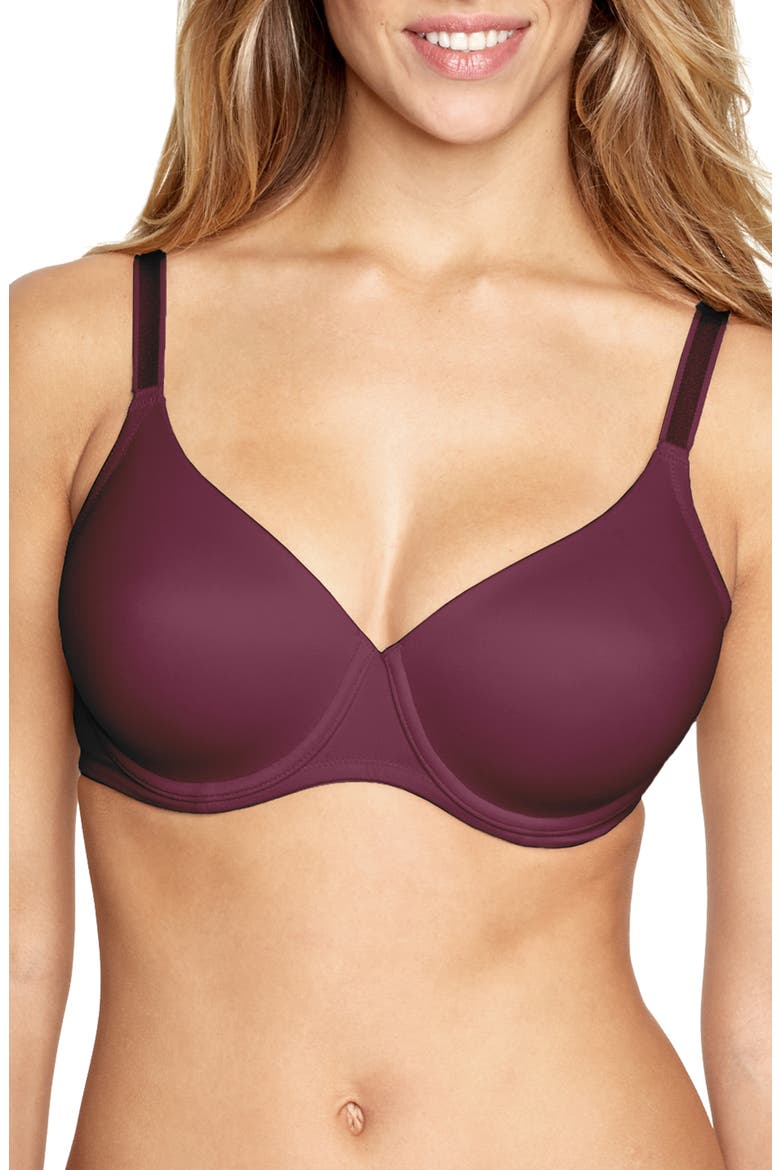 Aimee Seamless Contour T-Shirt Bra, Main, color, ORCHID