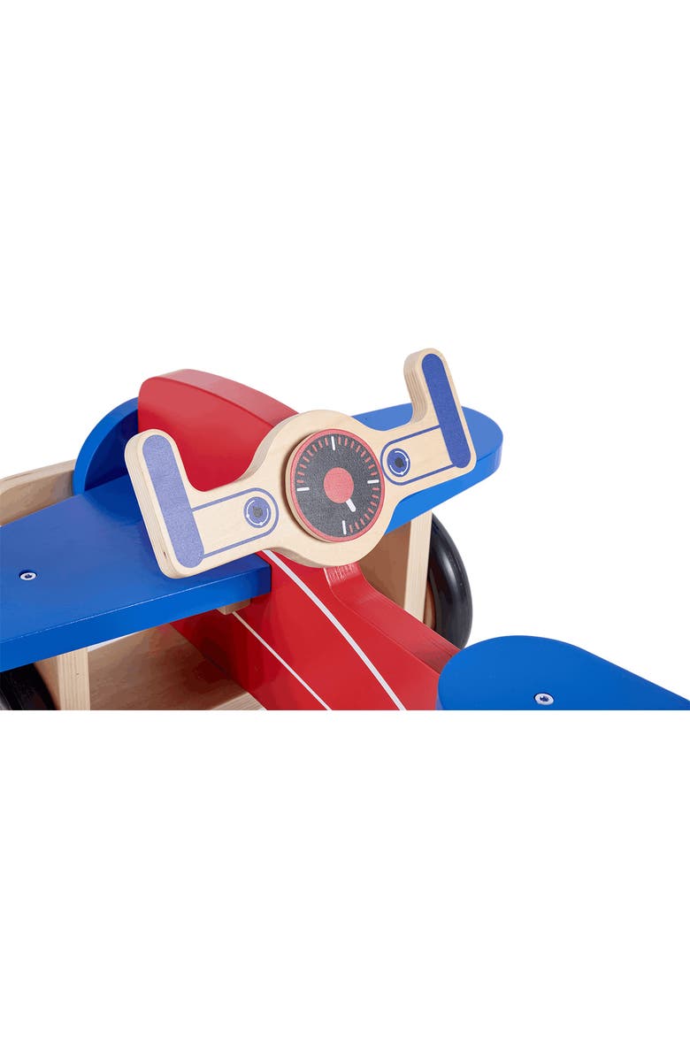 Pintoy Ride On Wood Airplane, Alternate, color, 
