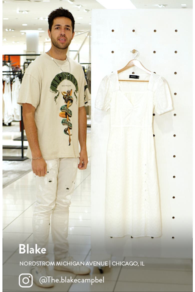 Idalia Cotton Eyelet Midi Dress video