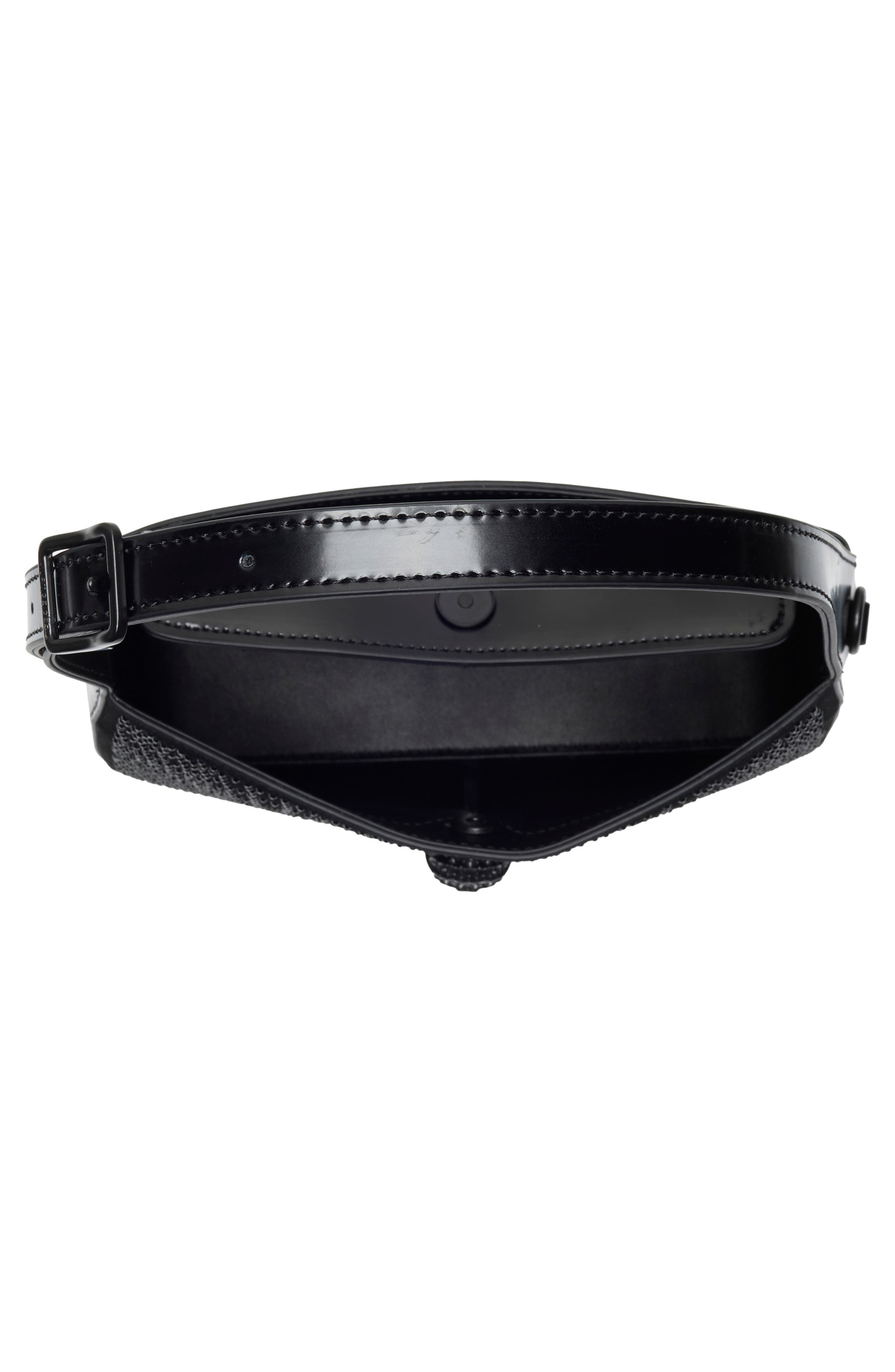 Kurt Geiger London Crystal Embellished Shoulder Bag, Alternate, color, 