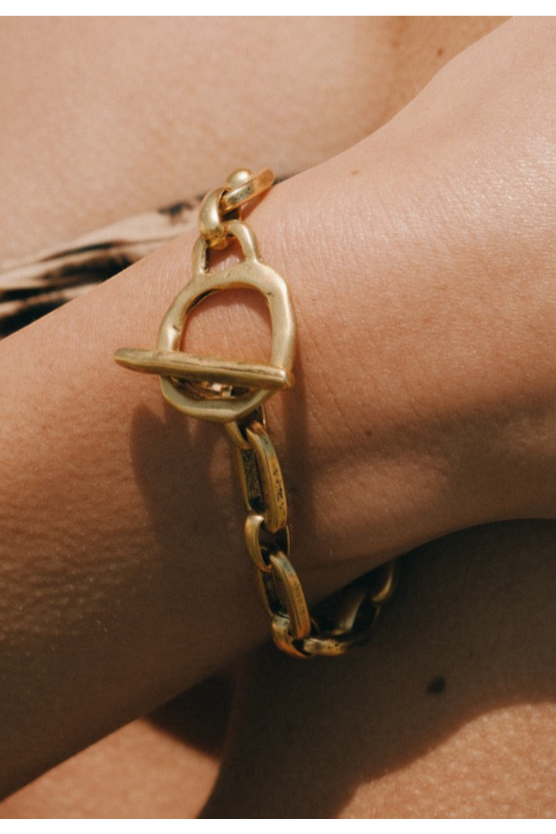 Beau Bracelet, Alternate, color, Gold