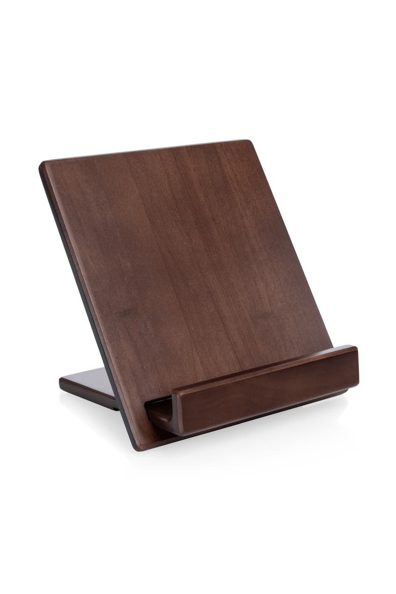 Cookbook Tablet Stand, Main, color, Stained Parawood
