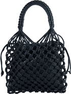 Adriana Castro La Red Mini Mesh Bag In Leather