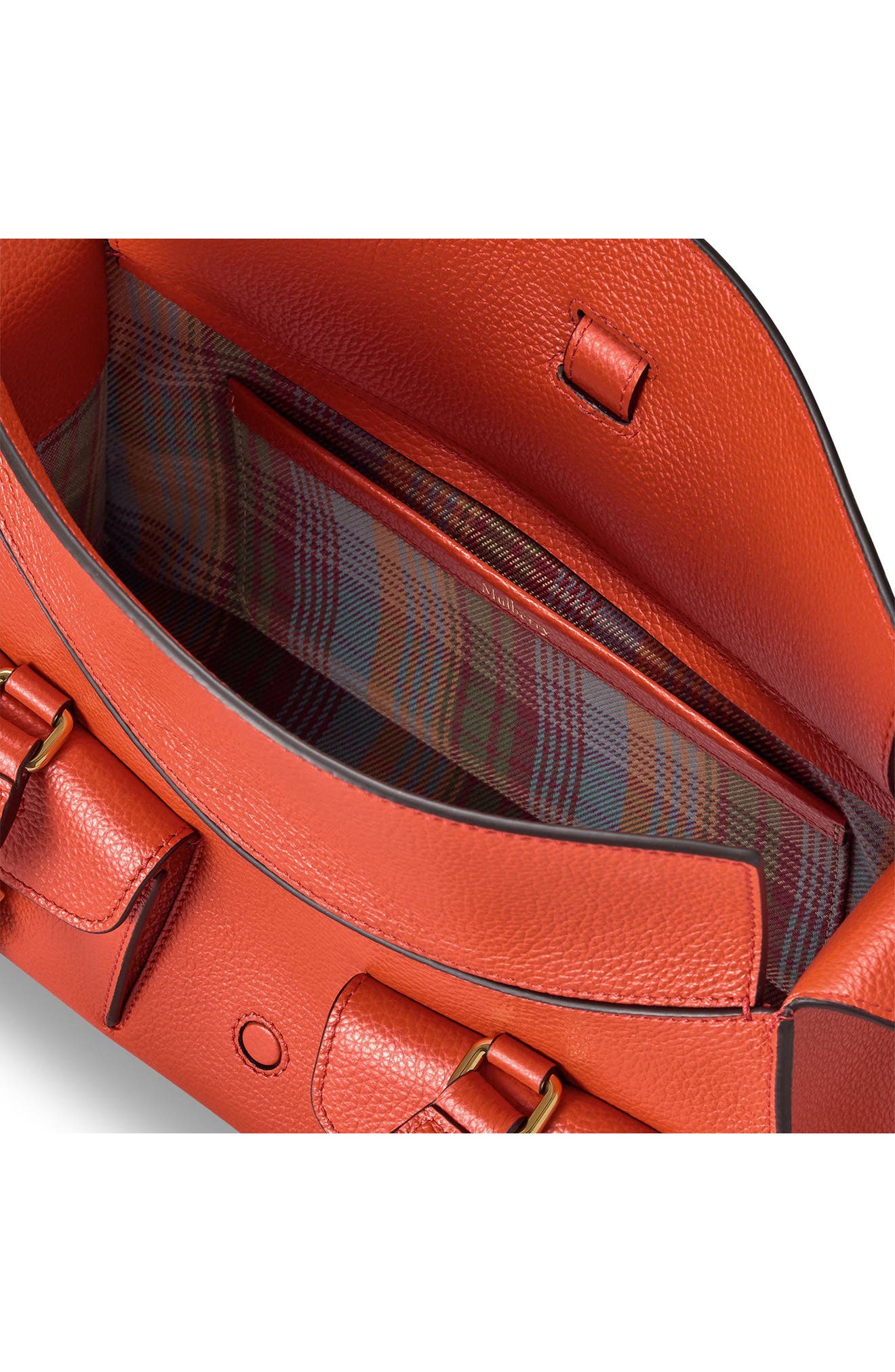Small Roxanne Leather Crossbody Bag, Alternate, color, CORAL ORANGE