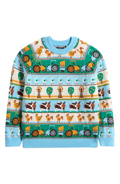 Kids' Farm Fair Isle Sweater (Little Kid)