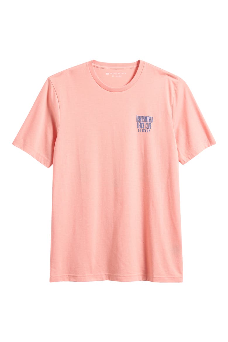 VIP Only Graphic Crewneck T-Shirt, Alternate, color, HEATHER CORAL HAZE