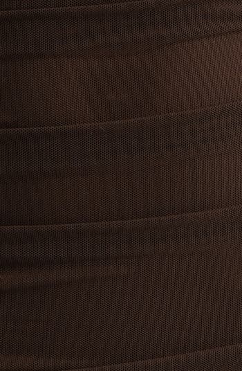 Ruched Drop Waist Sleeveless Gown
