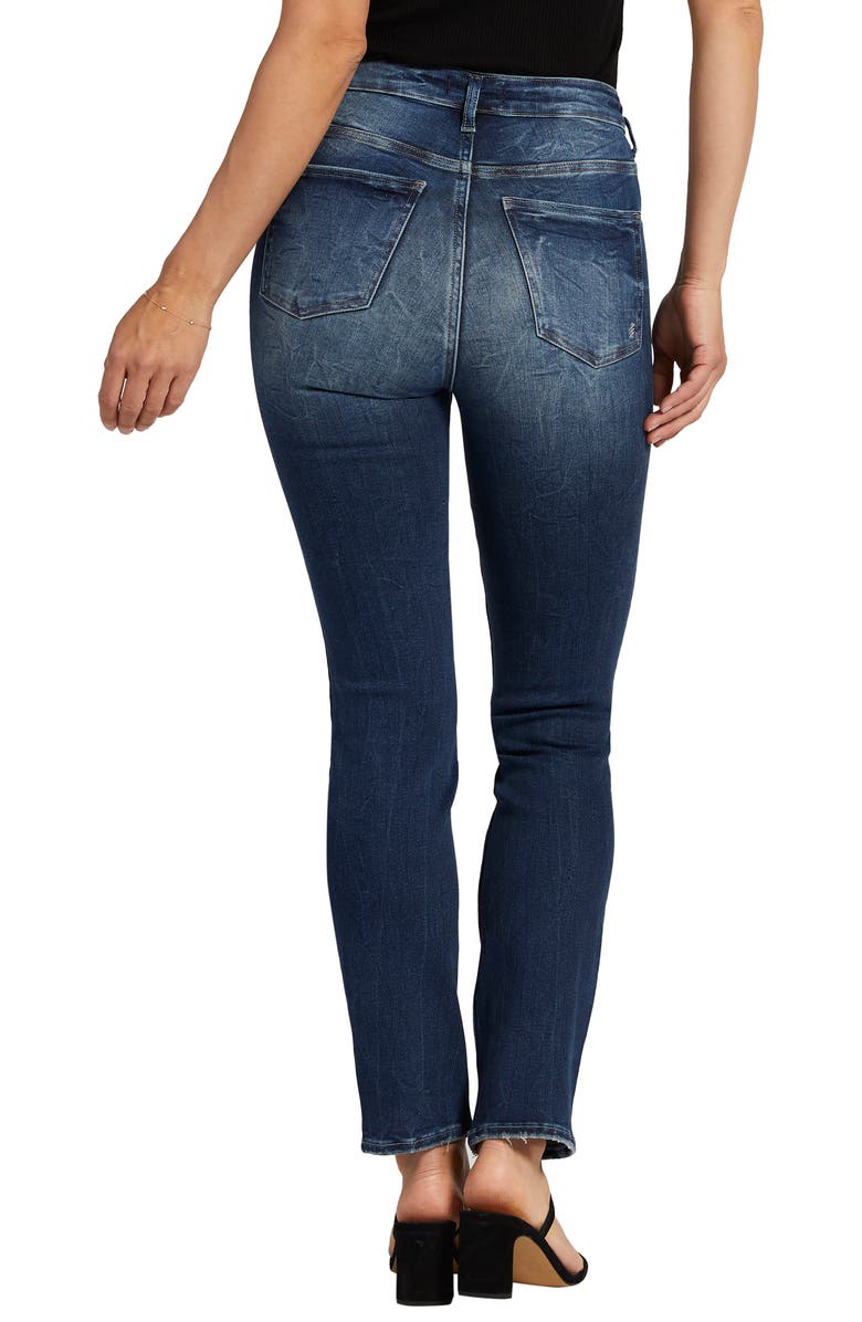 Silver Jeans Co. Infinite Fit High Waist Straight Leg Jeans, Alternate, color,