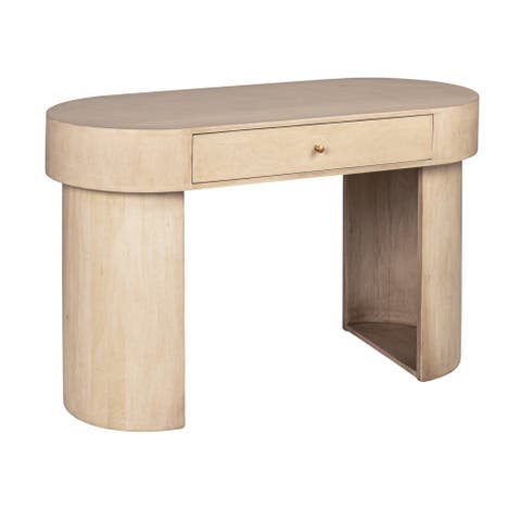 Oval Desk with Drawer