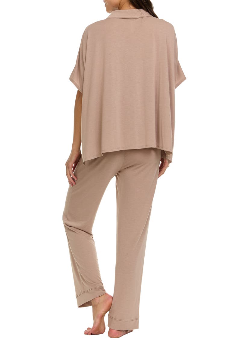 Valeria Pajamas, Alternate, color, OATMEAL