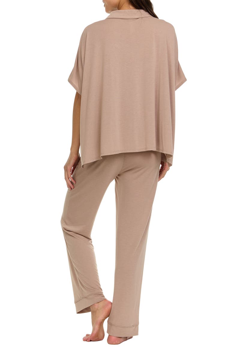Flora Nikrooz Valeria Pajamas, Alternate, color, Oatmeal