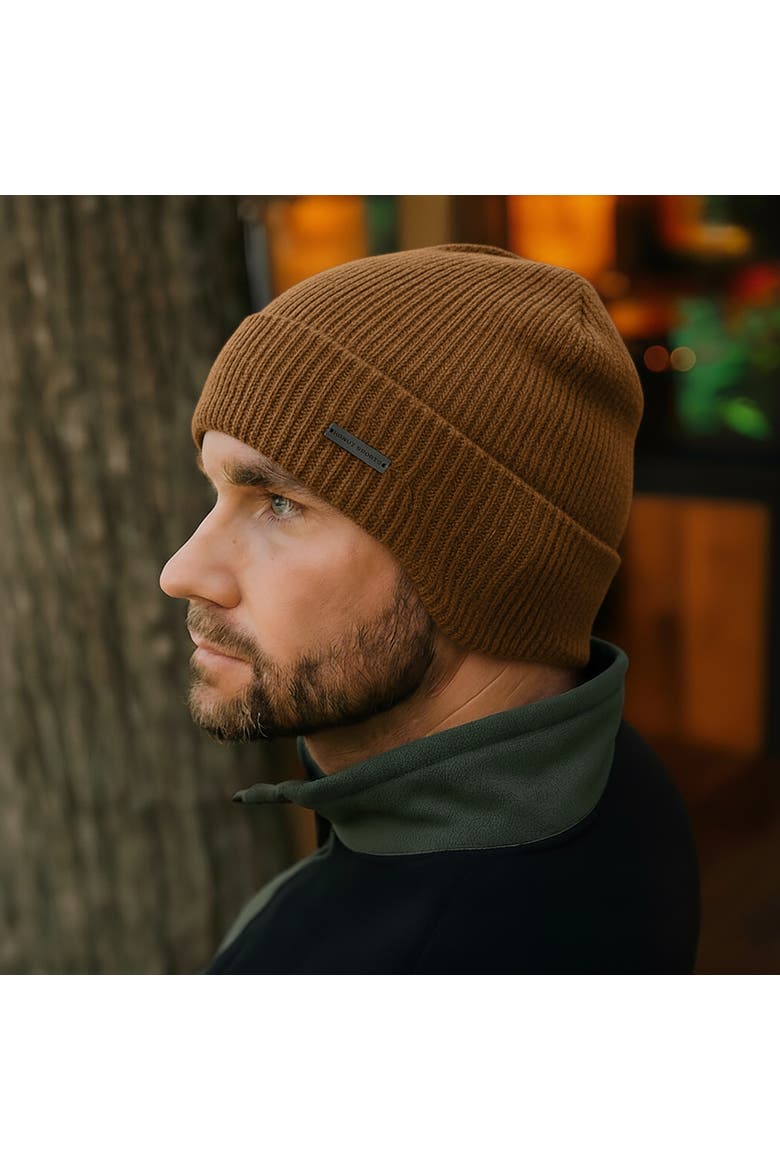 Smoky Men's Smoky Earflap Beanie, Alternate, color, Brown