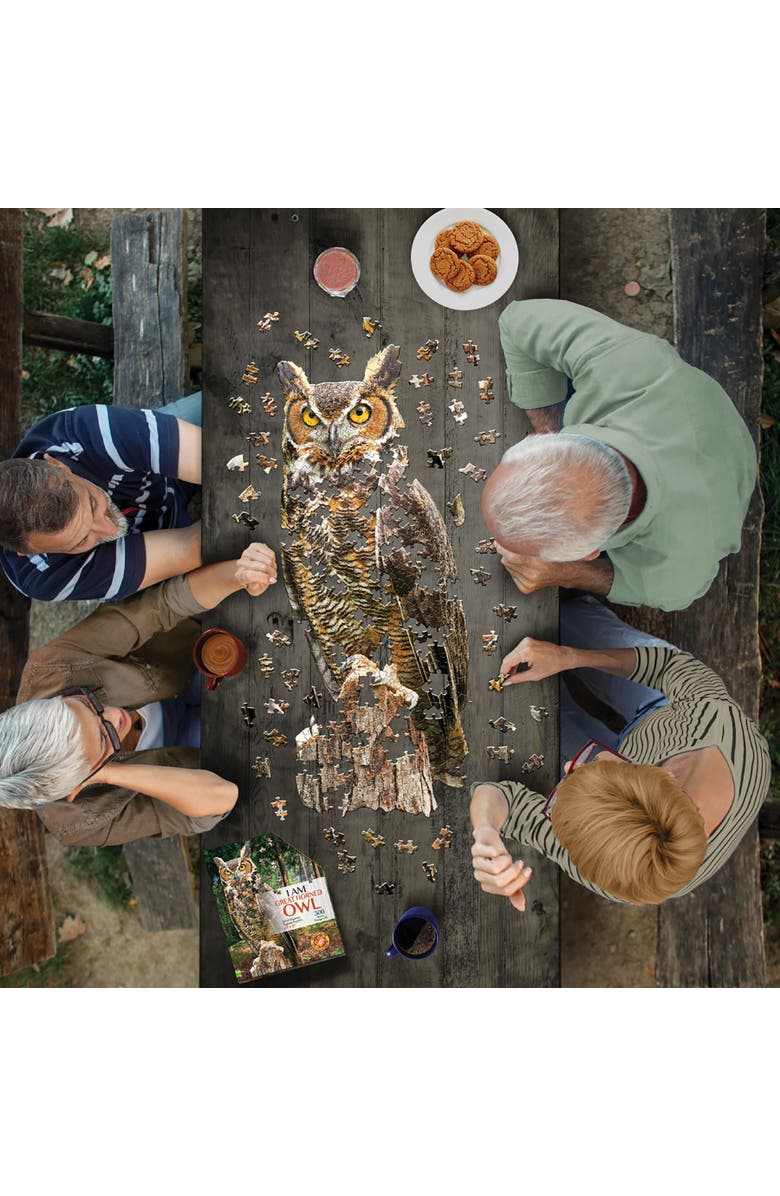 Madd Capp I Am Great Horned Owl 300 Piece Puzzle, Alternate, color, Multicolored