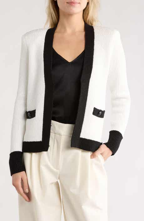 L'AGENCE Jinny Sequin Cardigan