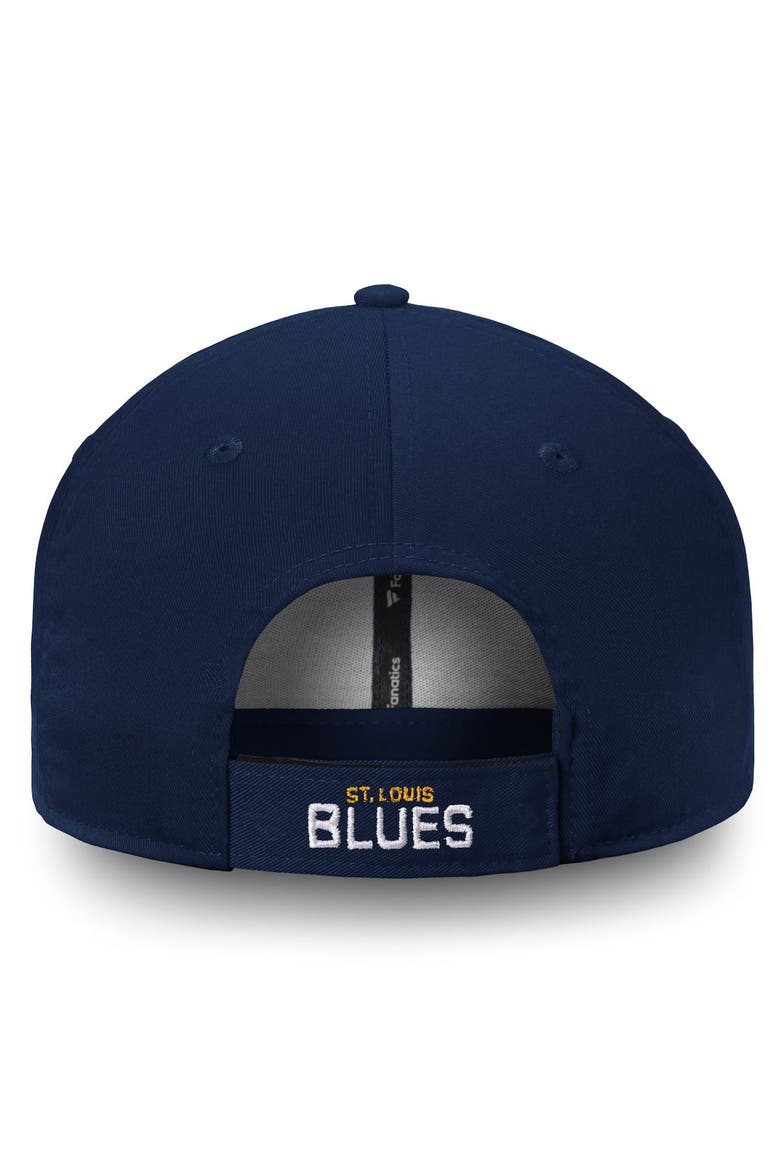 Men's Fanatics Branded Navy St. Louis Blues Core Adjustable Hat, Alternate, color, Navy