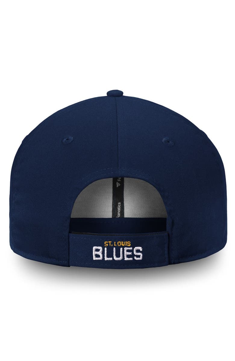 FANATICS Men's Fanatics Branded Navy St. Louis Blues Core Adjustable Hat, Alternate, color, Navy