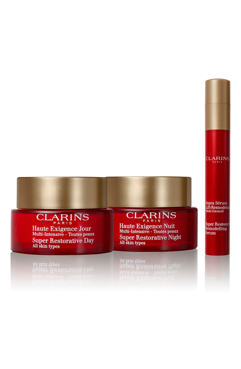 Clarins Super Restorative Age Defense Set USD $313 Value, Alternate, color, 