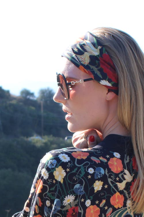 Henelle Cotton Bandana In Black