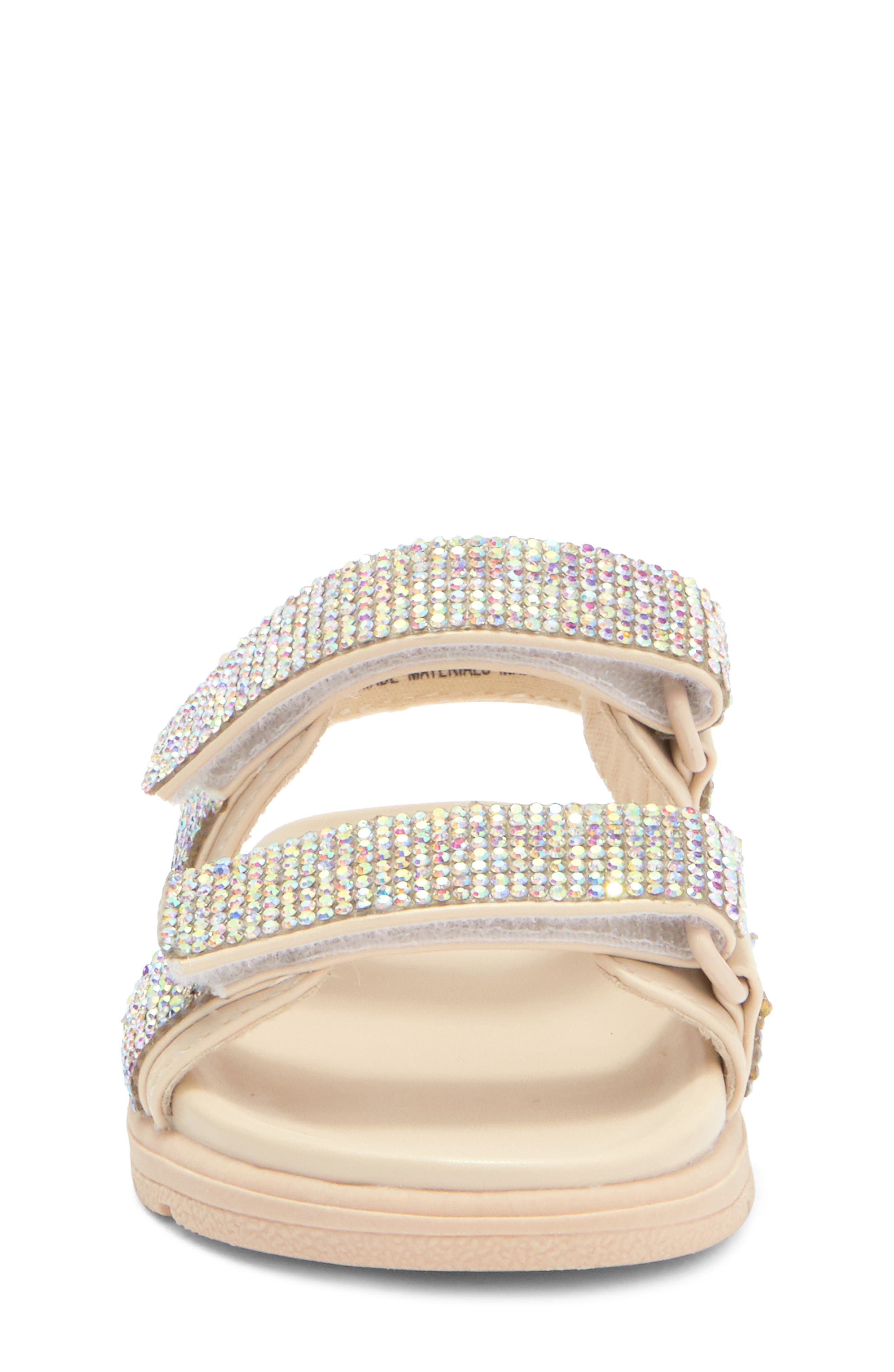 Harper Canyon Kids' Novva Shimmer Sandal, Alternate, color, Ivory Sparkle