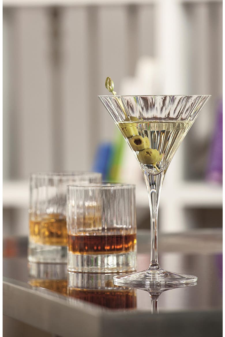 'Bach' Martini Glasses, Alternate, color, CLEAR