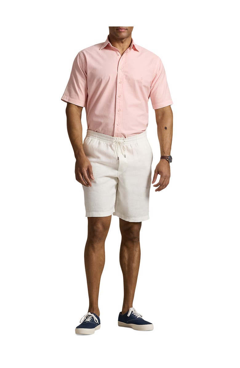 Polo Ralph Lauren Big & Tall Mineral-Dyed Oxford Sport Shirt, Alternate, color, Rose