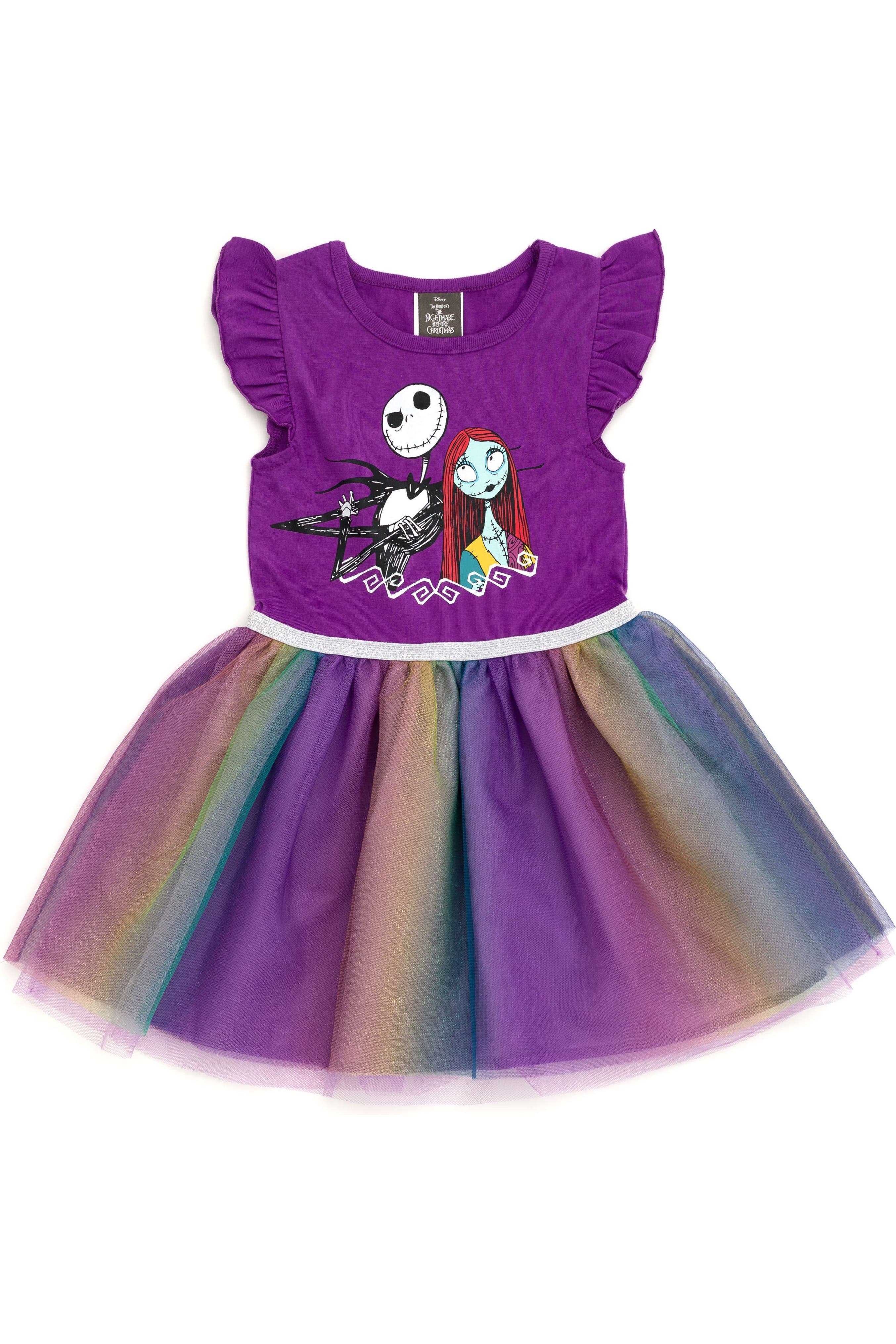 front short long back dress The Nightmare Before Christmas Female Jack Skellington Halloween  Gcosplay a vinyl wristlet printed with Shocks mask has a convenient zipper for storing your things! Gothic Wedding Dress with Skulls