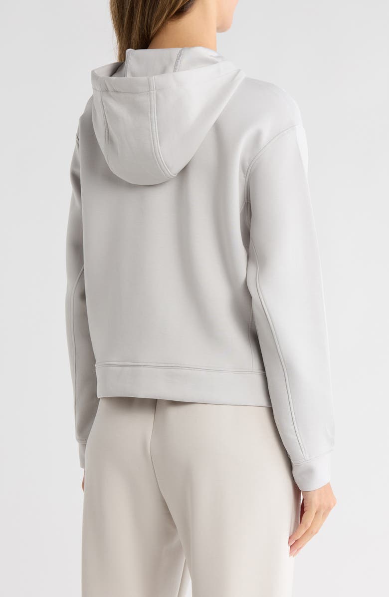 APANA Stellar Scuba Knit Quarter Zip Hoodie, Alternate, color, 