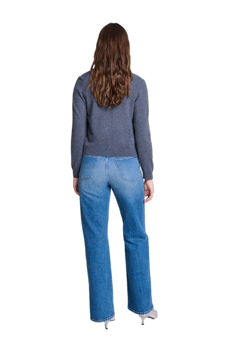 maje 2-in-1 cashmere cardigan, Alternate, color,