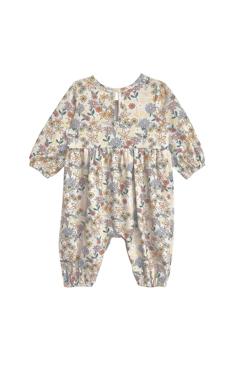 Mabel + Honey Flower Field Romper, Alternate, color, Pink