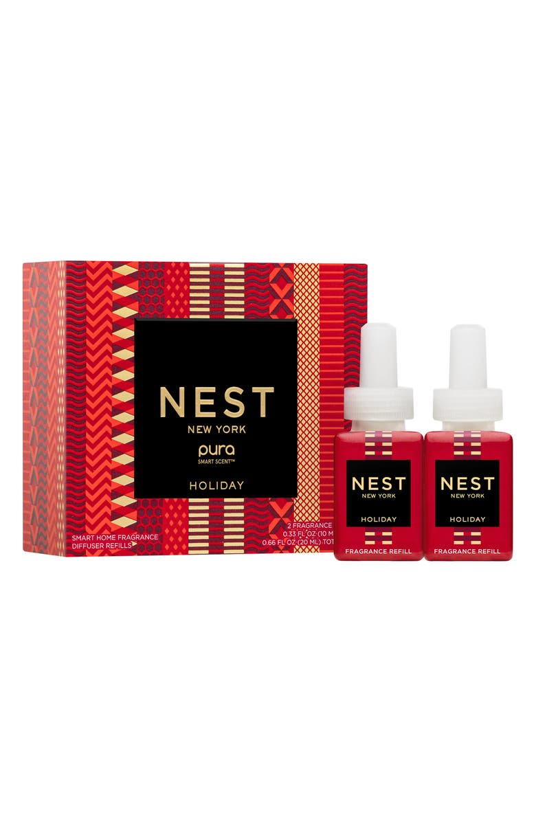 NEST New York x NEST NEW YORK Holiday 2-Pack Smart Fragrance Diffuser Refills, Main, color, 