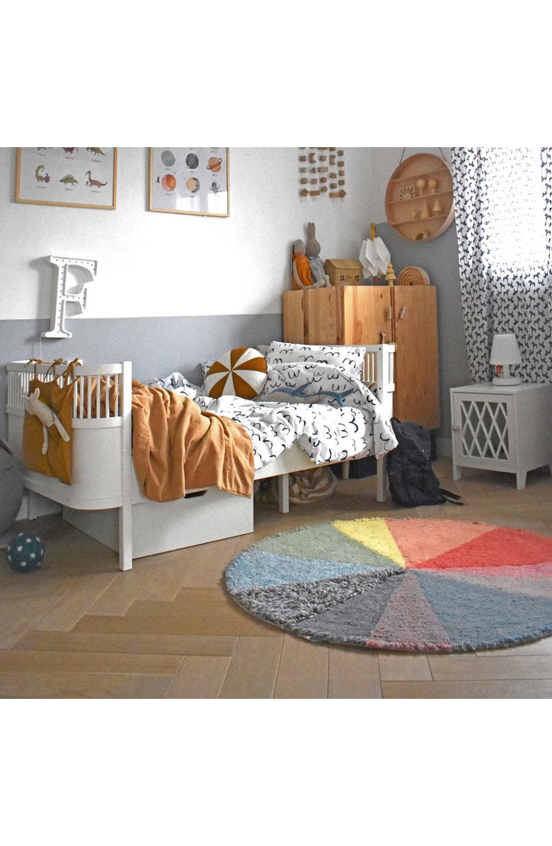 Lorena Canals Woolable Rug Abstract, Alternate, color, Natural, Honey , Pink , Blue